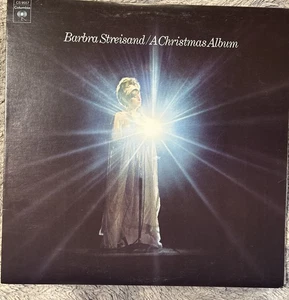 BARBRA STREISAND - A Christmas Album - COLUMBIA CS-9557 LP Vinyl Record VG+ - Picture 1 of 4