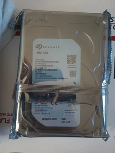 SEAGATE   NAS HDD ST4000VN000 4TB NAS 64MB CACHE SATA 6.0GB/S 2AH166-300 - Picture 1 of 4