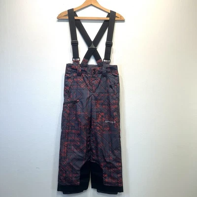 Spyder Propulsión Aislado Nieve Pantalón Tirantes Niños Esquí Babero Juvenil 10 Primaloft Foto 1 de 4