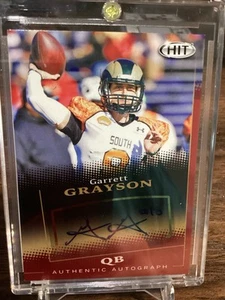 Garrett Grayson Rookie Autographed Football Card - Picture 1 of 2