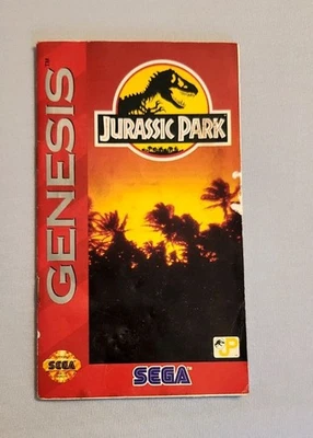 Sega Genesis Jurassic Park Game Manual Only - Image 1 of 4
