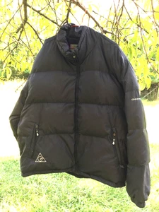 Vintage Gerry Jacket Mens XL Black Goose Down Parka Puffer Coat Excellent! - Picture 1 of 10