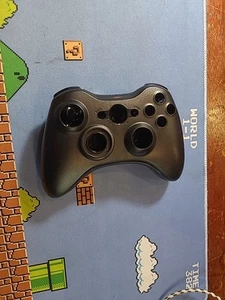 Original OEM Microsoft XBOX 360 Negro Controlador Inalámbrico Frontal y Trasero Carcasa Estuche - Imagen 1 de 3