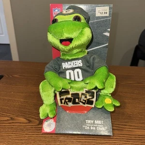 2007 Gemmy Frogz NFL Green Bay Packers Sings In Da Club Dancing Football Frog - Bild 1 von 19