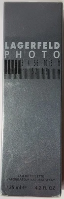 ¡Sellado! ~ FOTO LAGERFELD, Karl Lagerfeld ~ Eau de Toilette EDT Spray ~ 4,2 fl oz Foto 1 de 4