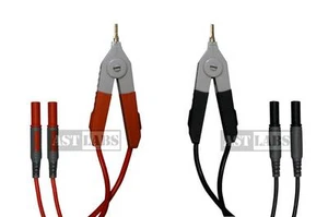 AST Labs Test Lead Kelvin Clip to Banana Plug 4-Channel 3 feet (#999-007) - Picture 1 of 6