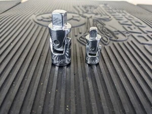 #aw677 Matco Tools Silver Eagle BUSEA 3/8" AUSEA 1/4" Chrome Universal Adapters - Picture 1 of 10
