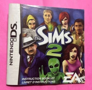 Die Sims 2 Nintendo DS Bedienungsanleitung Booklet NUR Manny Original authentisch - Bild 1 von 6