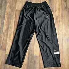 Vintage Y2k Adidas Track Pants Men's Medium Black Athletic Training Soccer 3232