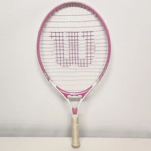Wilson Tennis Racket Venus Serena 23" Pink 3-5/8" L000 White Grip Scuffs - Picture 1 of 5