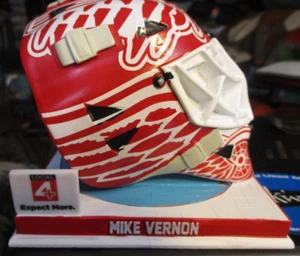 DETROIT RED WINGS Mike Vernon 2023 Hall Of Fame Goalie Helmet No Box LCA SGA - Picture 1 of 5