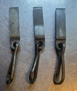 Three (3) Vintage Boy Scout Metal Merit Badges Hooks - Pics - Picture 1 of 2
