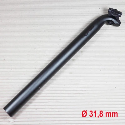 Sattelstütze Ø 31,8 mm Länge 400 mm Humpert ergotec Hook Alu 6061 T6 schwarz - Bild 1 von 3