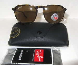 Ray-Ban RB2203 Sonnenbrille polarisierte Gläser Unisex braun & durchscheinend neu mit Etikett 230 $ - Bild 1 von 6