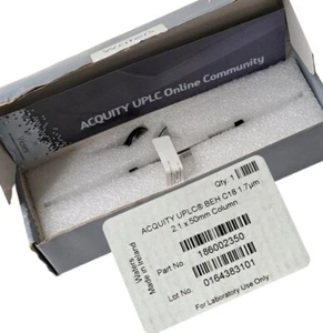 Waters ACQUITY UPLC BEH C18 Column, 130Å, 1.7 µm, 2.1 mm X 50 mm 186002350 NEW - Picture 1 of 9