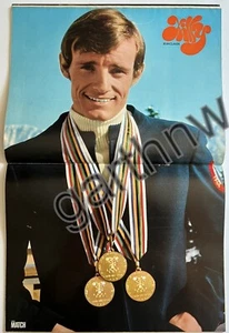 JEAN-CLAUDE KILLY 1968 CENTERFOLD w/ SKI & PERSONAL PICTORIAL FRENCH PARIS MATCH - Imagen 1 de 4