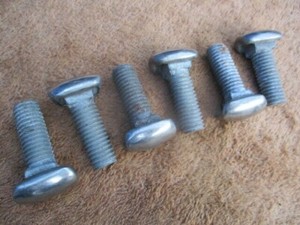 1930s 1940s super rare bumper mounting carriage bolts, for MoPar cars ?