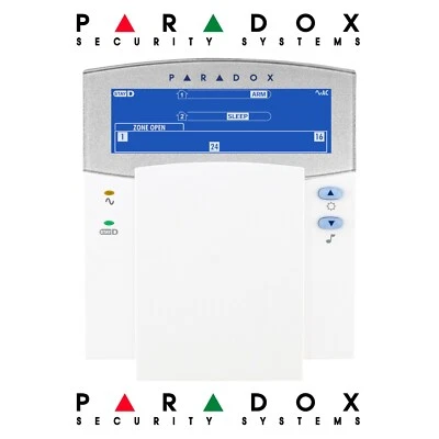 Paradox K35 32-Zone Hardwired Fixed LCD Icon Keypad - (FREE Fast Shipping) - Image 1 of 4
