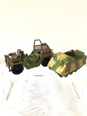 Chap Mei Soldier Force Army Militar Truck Jeep Vintage & 1983 Battle Rugged Her - Imagem 1 de 4