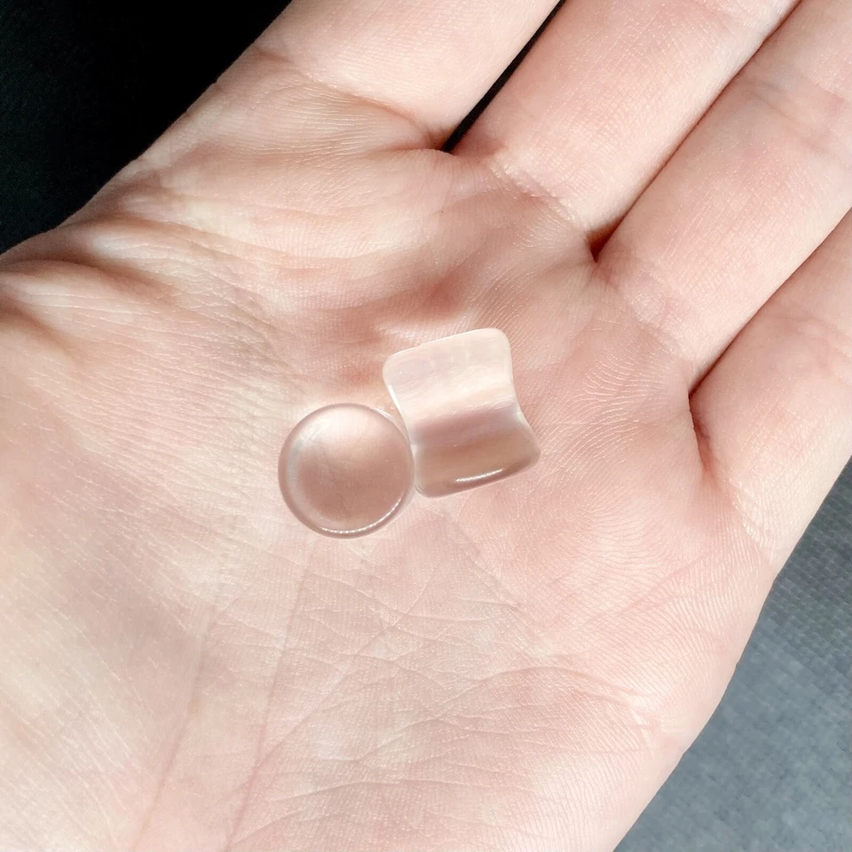 OFERTA - Tapones Doble Acampanada Vidrio Transparente 00g Foto 1 de 1