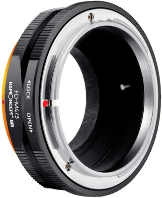 K&F Concept FD to M4/3 Lens Mount Adapter Ring for Canon FD Lens to M43 Cameras - Image 1 of 4