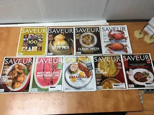 2008 SAVEUR MAGAZINE LOT OF 9 ISSUES 108 to 116  complete year - Picture 1 of 5