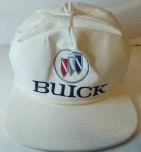 Sombrero ajustable Buick Competición vintage años 80 90 blanco diseños raros - Imagen 1 de 5
