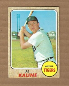 1968 Topps baseball card #240 Al Kaline Detroit Tigers EX - Picture 1 of 2