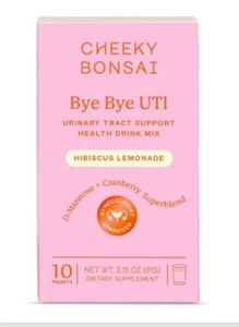 Cheeky Bonsai Bye Bye UTI Urinary Tract Support Health Powder Drink Mix - Picture 1 of 2
