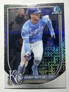 Bobby Witt Jr. 2025 Bowman Chrome Mojo Refractor #7 Kansas City Royals RC (40) - Picture 1 of 2