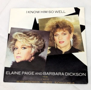 Vinyl LP Record I Know Him So Well By Elaine Page & Barbara Dickson 45 RPM - Picture 1 of 4