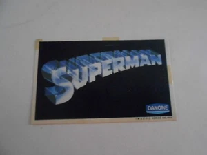adesivo sticker-SUPERMAN n.12di 12 -ed.DANONE-cm.7,5x12 - Picture 1 of 1