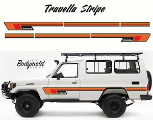 TOYOTA LANDCRUISER 70 Series Stripes. TRAVELLA STRIPES - Picture 1 of 1