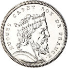 [#186873] France, Medal, Les Rois De France, Hugues Capet, History, Ms(65-70), N