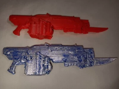Lanceros retro Gears of War impresos en 3D pintados a medida para figuras de 7 pulgadas Foto 1 de 4