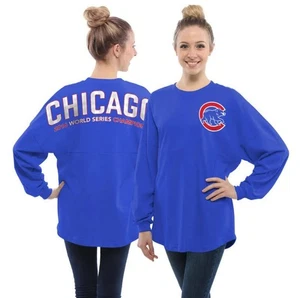 Camiseta Spirit manga larga campeones de la Serie Mundial 2016 Chicago Cubs nueva con etiquetas XXL - Imagen 1 de 9