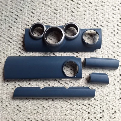 Комплект отделки передней центральной панели приборной панели 03–11 Honda Element EX — от оригинального производителя синий - Изображение 1 из 4