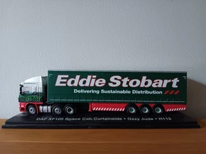 ATLAS EDITIONS DAF XF105 SPACE CAB 1.76 SCALE (EDDIE STOBART) - Picture 1 of 9
