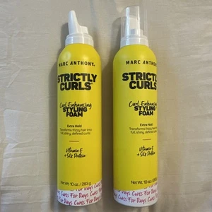 Marc Anthony Strictly Curls Styling Foam Extra Hold 10 oz Lot of 2 New - Picture 1 of 3