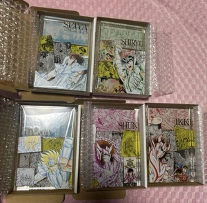 Masami Kurumada "Saint Seiya" Famosa Escena Acrílico Bloque Completo Completo - Imagen 1 de 8