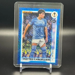 2022-23 Merlin Chrome UCC #132 Matteo Cancellieri Blue Shimmer Refractor - Picture 1 of 6