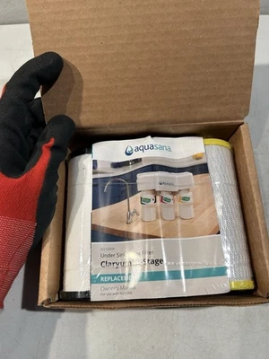 Aquasana AQ-5300R, 3-Stage Under Sink Water Filter Sealed Replacement Cartridges - Image 1 of 4