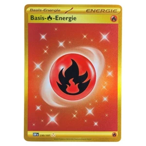 Fire Energy 230/197 OBF Gold Secret Rare Obsidianflammen mapa Pokémon alemán - Imagen 1 de 2