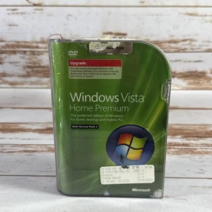 Microsoft Windows Vista Home Premium 32-Bit – w/ Product Key & Install Disc - Picture 1 of 3