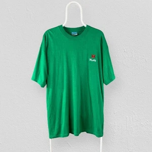 Vintage Malta Tourist T-Shirt Green Embroidered Short Sleeve Mens XXL - Picture 1 of 5