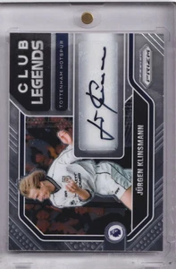 2021-22 Panini Prizm Premier League Jürgen Klinsmann Club Legends Auto - Imagen 1 de 2