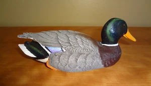 Heritage Decoys Canada J B Garton Mallar Drake Duck Hand Carved Figurine - Picture 1 of 7