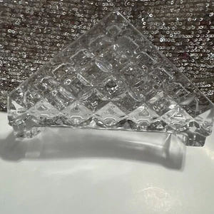 Brilliant Cut Crystal Very Rare Sparkling Napkin Holder For An Elegant Dining ! - Picture 1 of 3