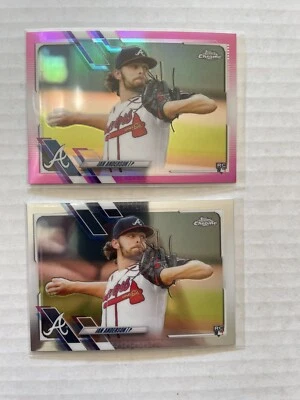 2021 Topps Chrome Ian Anderson Rookie Pink Refractor Lot x2 #6 - Image 1 of 2