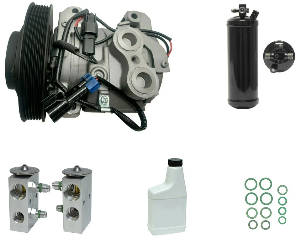 Reman AC Compressor Kit AIG388 (6 Groove Pulley) Fits Western Star 4900EX 2002 - Image 1 of 4